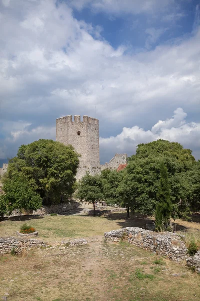 Hrad Platamonas, Řecko — Stock fotografie