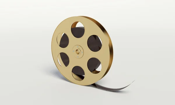 Film reel, popcorn, film strip, disponibel cup för drycker med — Stockfoto