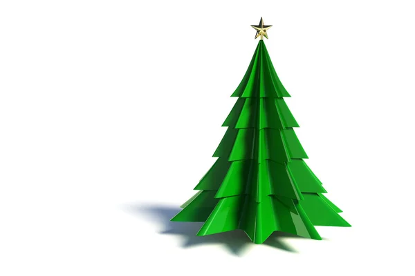 Albero di Natale 3D — Foto Stock