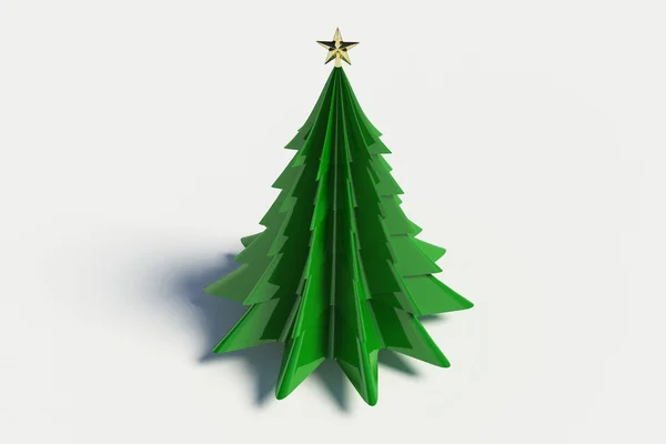 3d 圣诞树 — 图库照片