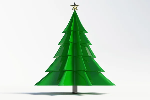 Albero di Natale 3D — Foto Stock