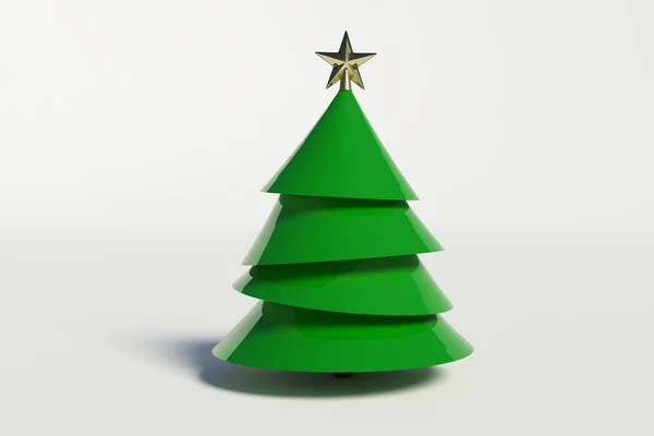 Árbol de Navidad 3D —  Fotos de Stock