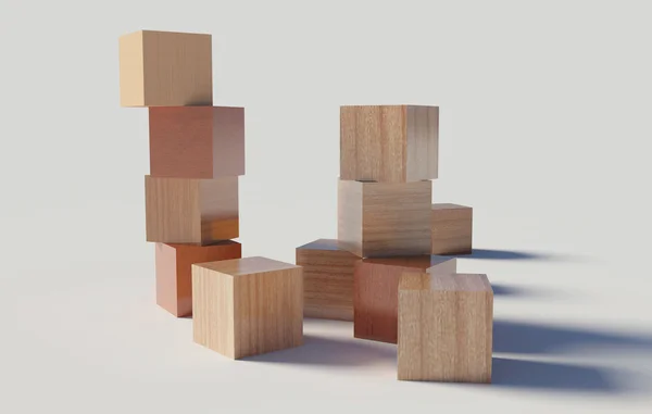 Blocchi di legno — Foto Stock