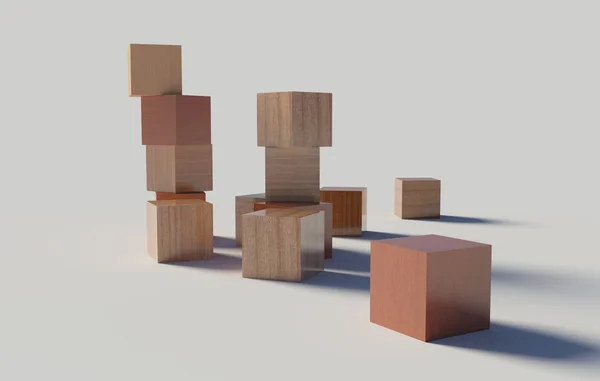 Деревянные блоки — стоковое фото