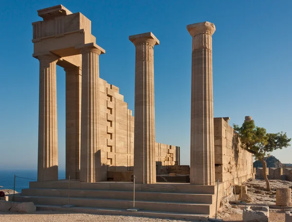 Стародавній грецький Акрополь — стокове фото