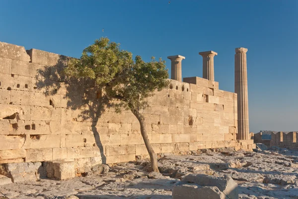 Wall of аncient пreek acropolis — Stock Photo, Image