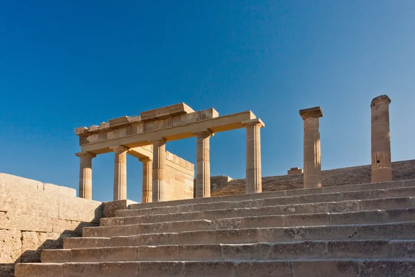 Stage of the ancient acropolis Stock Photo