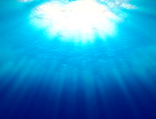 Océan bleu sous-marin 