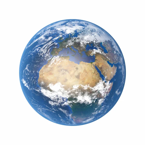 Planeet aarde geïsoleerd — Stockfoto