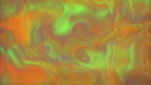 Animated Background Irisdescent Colors Move Fluid — ストック動画