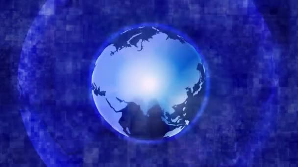 Animation de la Terre bleue — Video