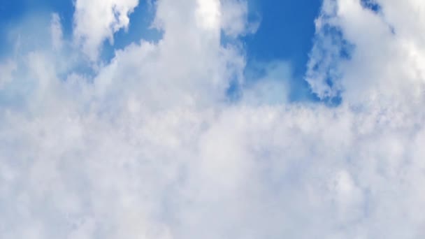 Lecące nad chmurami — Wideo stockowe