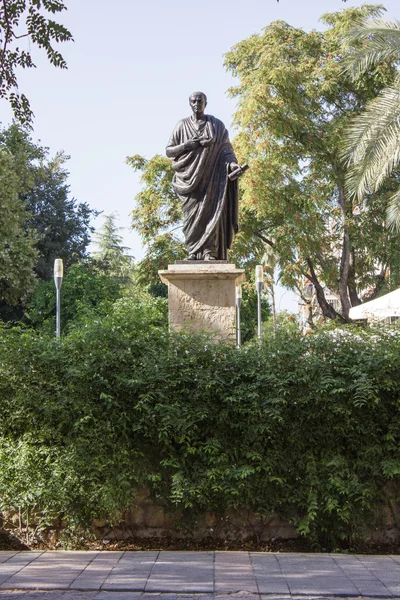 Statue of Seneca in Cordoba — Stock Photo, Image