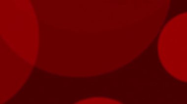 Kırmızı Soyut Çember Arkaplan Kurumsal Noel ve Sevgililer Günü Döngüsü Canlandırması
