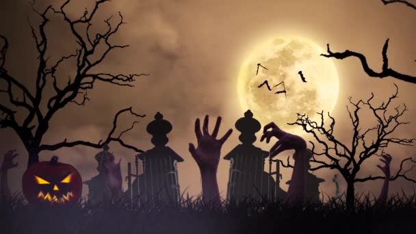 Halloween animace — Stock video