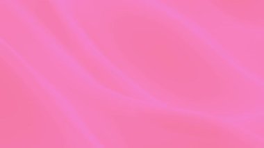 Yumuşak Dalgalı 3B Yüzey Döngüsü ile Soyut Pastel Pembe Arkaplan CanlandırmasıName