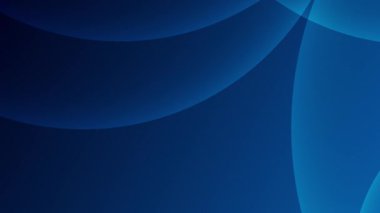 Koyu Mavi Soyut Geometrik Çemberler Kurumsal Arkaplan Kusursuz Döngüsü Canlandırması