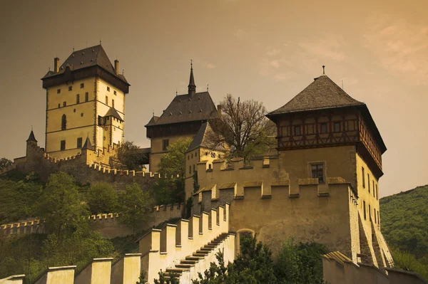 Замок Карлштейн — стоковое фото
