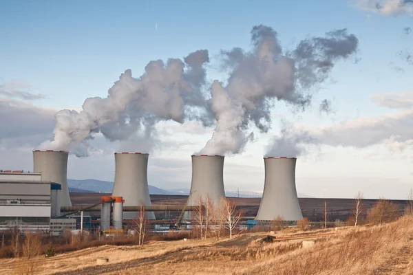 The  powerplant Tusimice — Stock Photo, Image