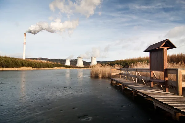 De kerncentrale Prunerov — Stockfoto