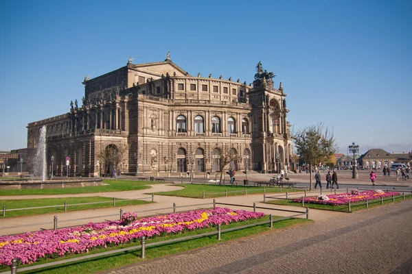 The theater in Dresden — Stock Photo, Image