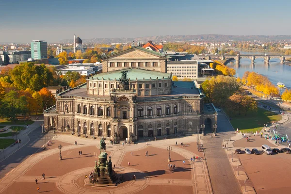 Semper Opera House in Dresden, Germany. — Stock Photo, Image