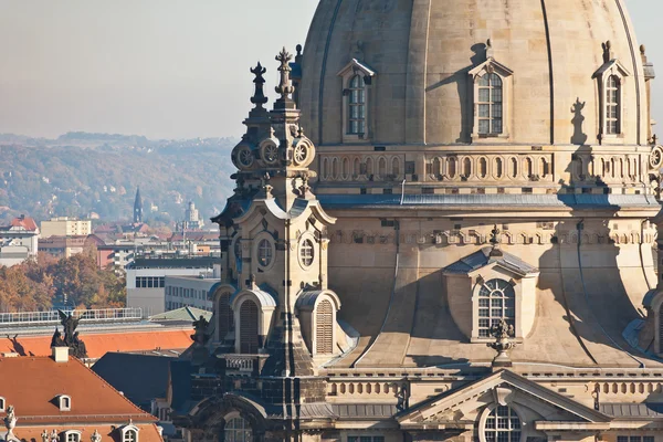 Detail of cupola Frauenkirche — Stock Photo, Image