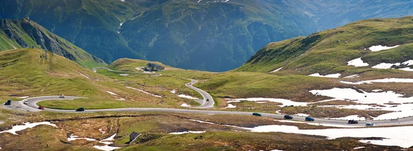 La carretera alpina alta Grossglocner — Foto de Stock