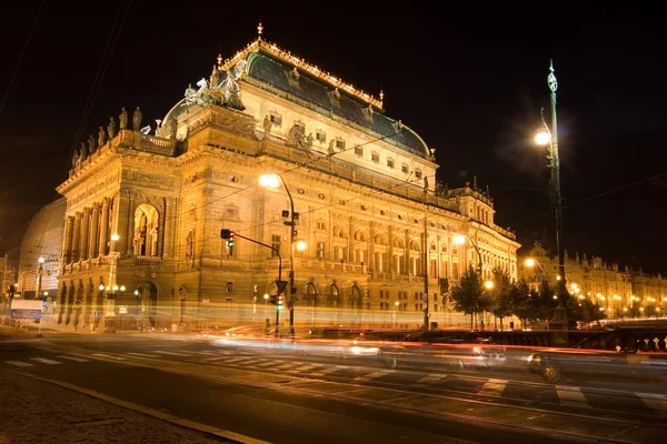 Teatro nacional checo Imagen de archivo