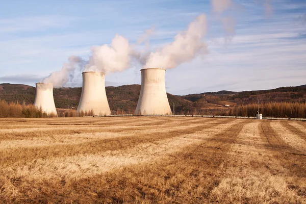 The power station Prunerov Stock Image