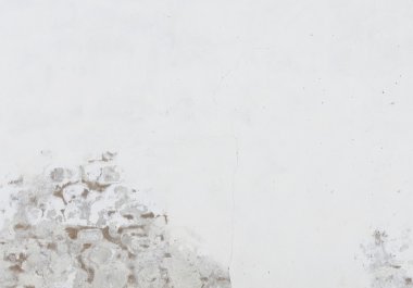 Arka plan eski vintage beyaz sıva duvar çatlaklar