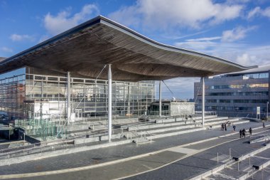 Galce Meclis Binası Cardiff Bay, İngiltere