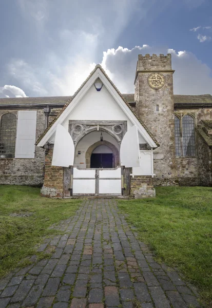 Церковь Брукленд, Ромени-Марш, Кент, Великобритания — стоковое фото