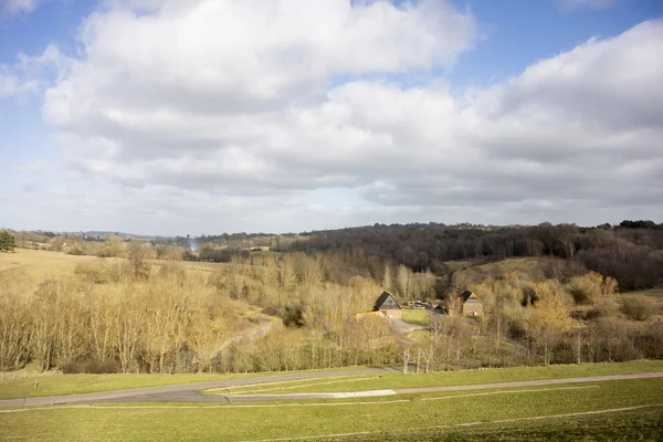 Utsikt över High Weald landsbygden — Stockfoto