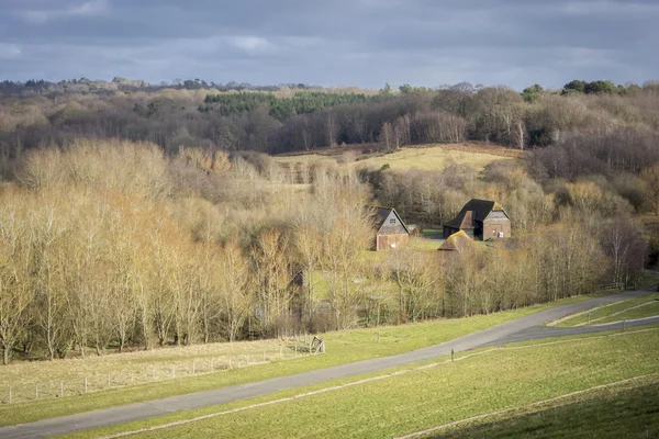 Vista do Alto Campo de Weald — Fotografia de Stock