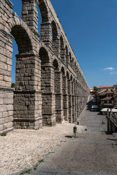 Het Aquaduct Stad Segovia Spanje — Stockfoto