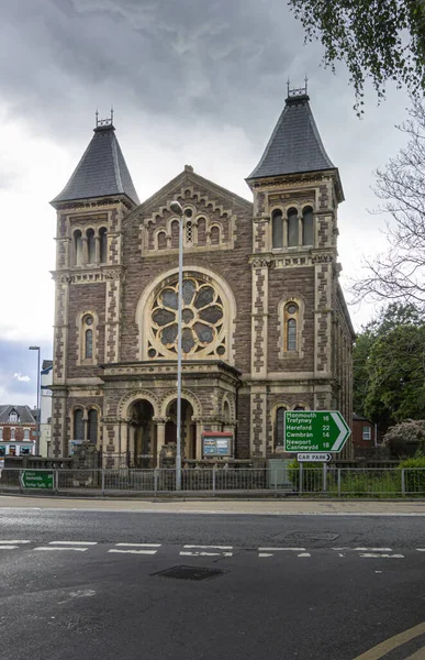 Вид Баптистскую Церковь Городе Абергавенни Уэльс Великобритания — стоковое фото