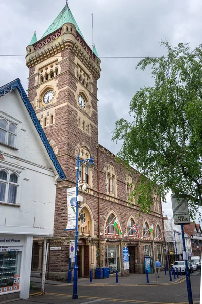 Edificio Market Hall Ciudad Abergavenny Gales Reino Unido — Foto de Stock