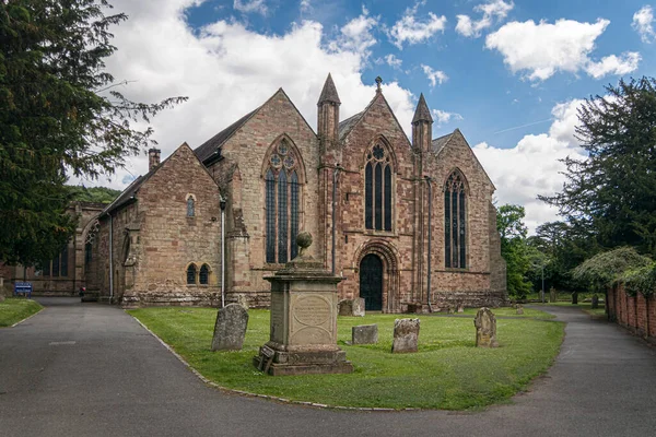 Kostel Michala Všech Andělů Starobylém Tržišti Ledbury Herefordshire Velká Británie — Stock fotografie