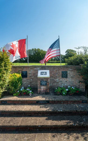 Канадский Американский Военный Мемориал Headcorn Кент Великобритания — стоковое фото