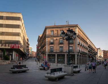 San Esteban Meydanı Segovia, İspanya