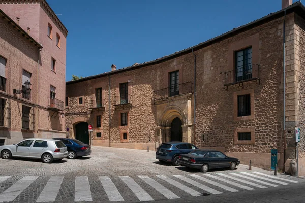 Antichi Edifici Nella Città Segovia Spagna — Foto Stock