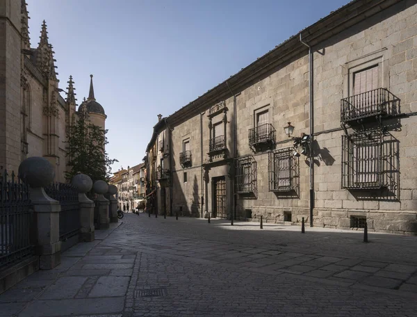 Oud Gebouw Stad Segovia Spanje — Stockfoto