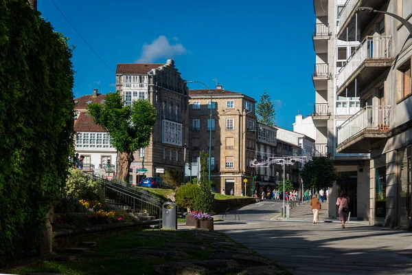 Straßenansicht Der Stadt Santiago Compostela Spanien — Stockfoto