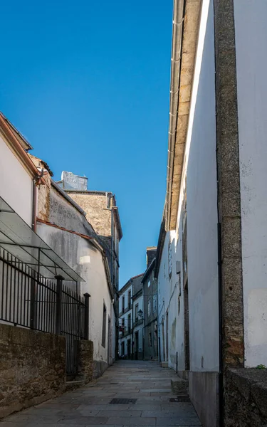 Smalle Straat Stad Santiago Compostela Spanje — Stockfoto