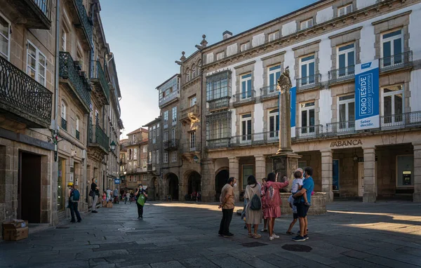 Cervantes Platz Der Stadt Santiago Compostela Spanien — Stockfoto