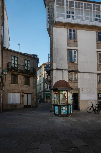 Loterij Kiosk Het Cervantes Plein Stad Santiago Compostela Spanje — Stockfoto