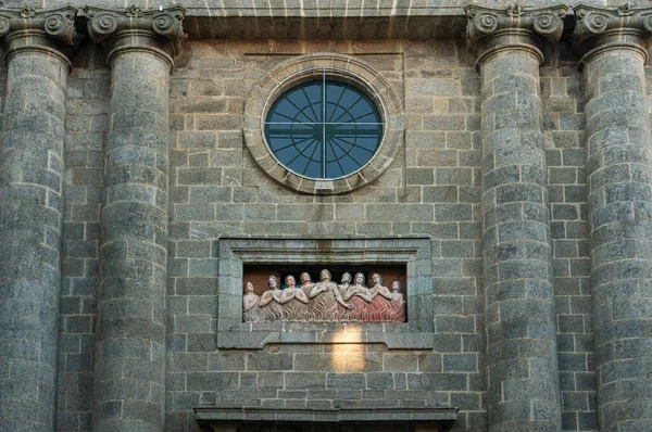 Kostel Detail Městě Santiago Compostela Španělsko — Stock fotografie