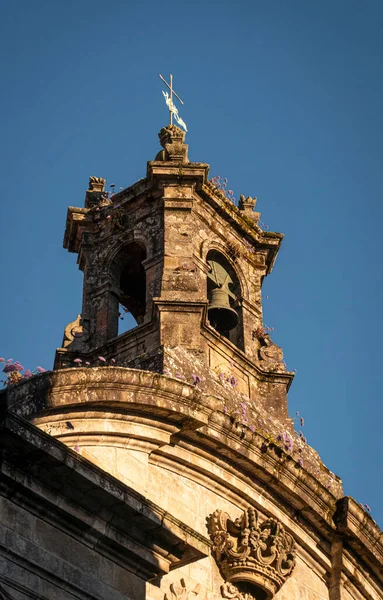 Detalhe Igreja Cidade Santiago Compostela Espanha — Fotografia de Stock