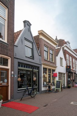 Hollanda 'nın Gouda şehrinde dükkan cephesi